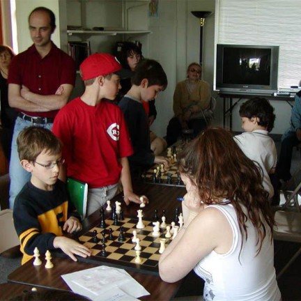 Chess class photo